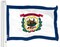 G128 Combo Pack: American USA Flag 3x5 Ft & West Virginia Flag 3x5 Ft, Both Printed 150D Polyester, Indoor/Outdoor, Brass Grommets